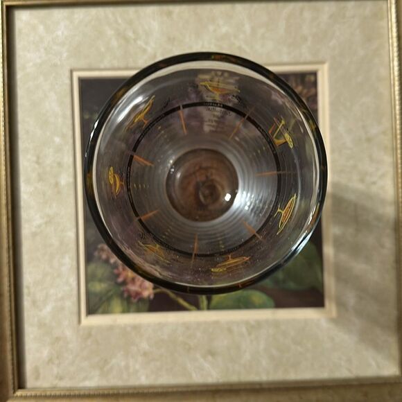 Vintage Cocktail Recipe Mixer Glass - Picture 5 of 6